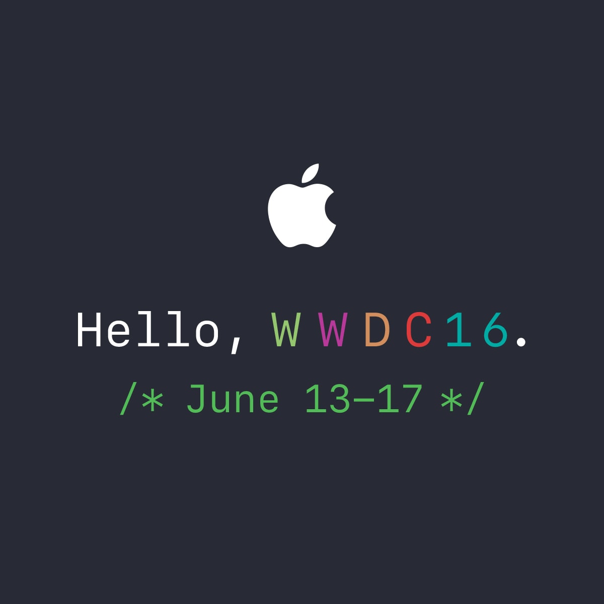 Apple Wwdc 2016